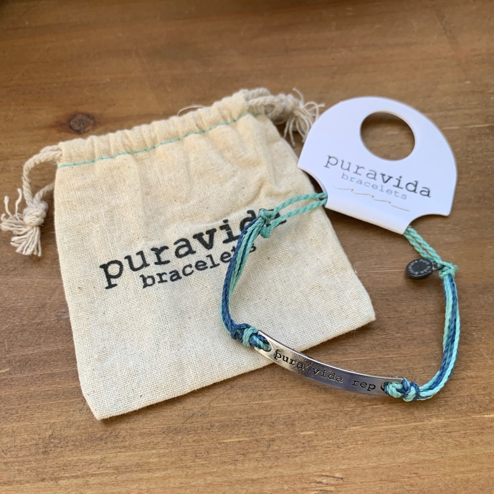 puravida engraved bracelet